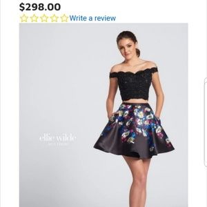 2 Piece Short Prom/Dance/ Formal Dress